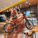 Креативний брелок у вигляді велосипеда Помаранчевий 3000008 фото